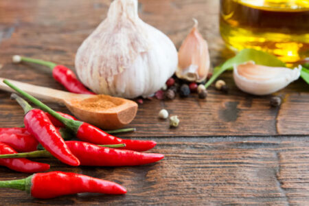 Cayenne and Ginger-Infused Oil Recipe Image